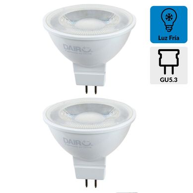 Pack 2 led GU5.3 4.5W 350 lmenes luz clida
