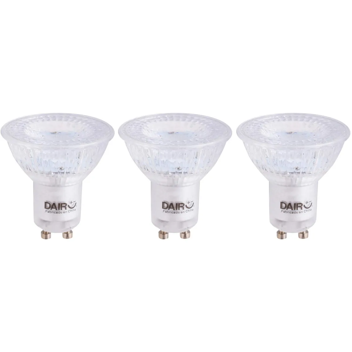 DAIRU - Pack 3 Ampolletas Led 4.3 W GU10 430 lm Luz Fría
