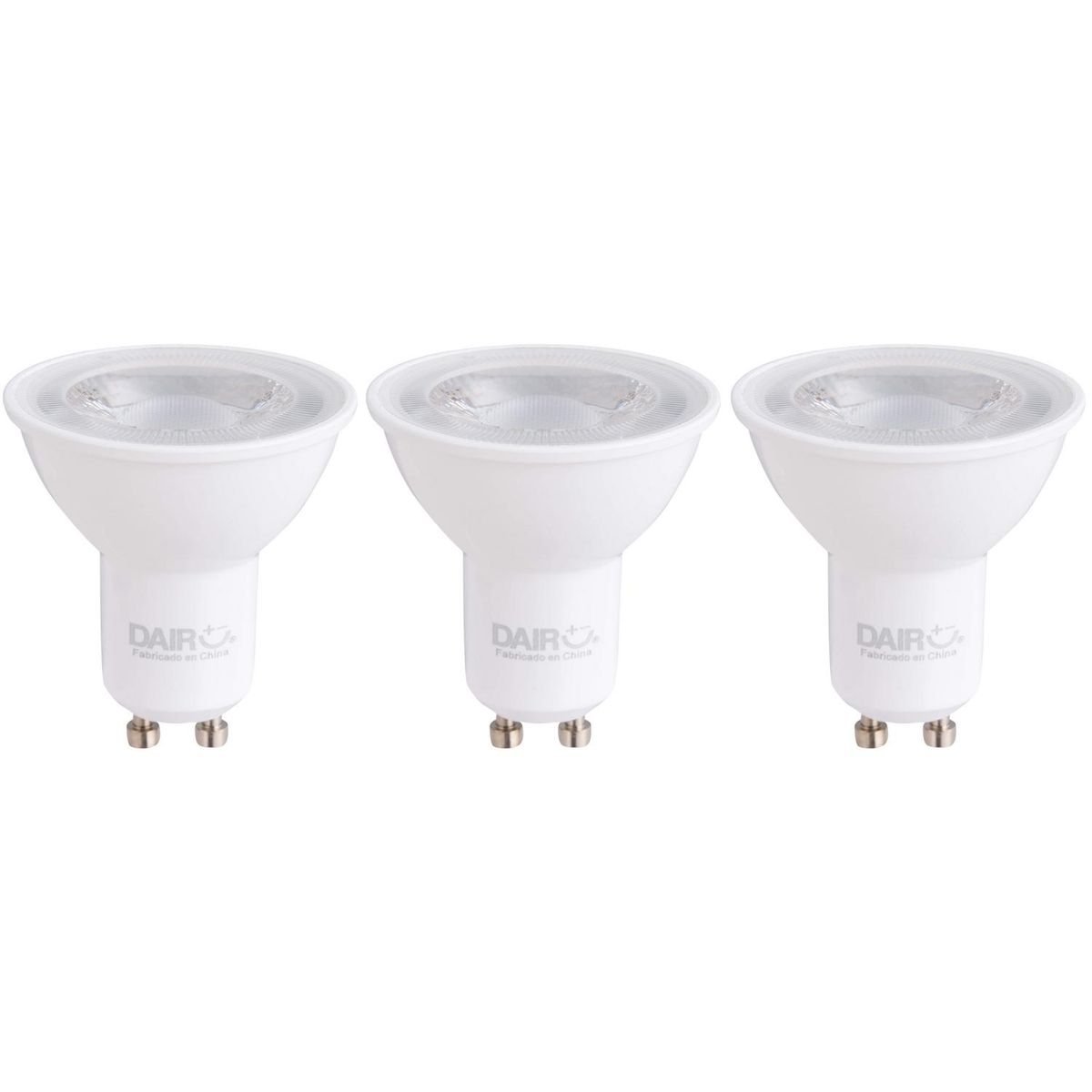 DAIRU - Pack 3 Ampolletas Led 5.5 W GU10 560 lm Luz Fría