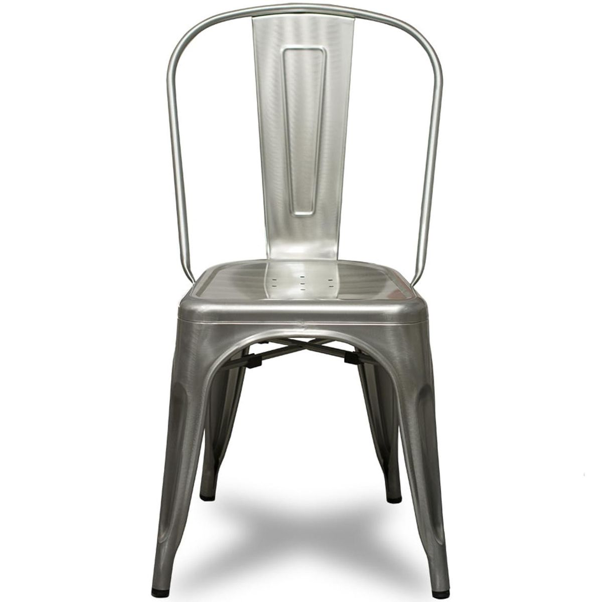 DE PIES A CABEZA - Silla Tolix Gris 84x47x44 cm