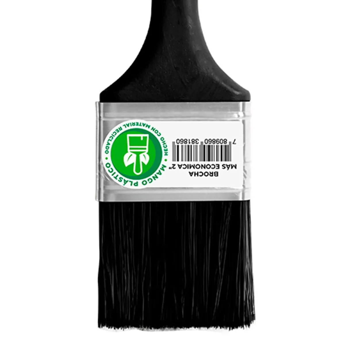 MAS ECONOMICA - Brocha Económica Mas 2 Pulgadas Filamentos Sintéticos Amarillo