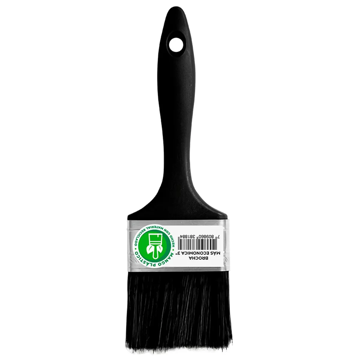 MAS ECONOMICA - Brocha Económica Mas Economica 3 Pulgadas Para Pintura General Amarillo