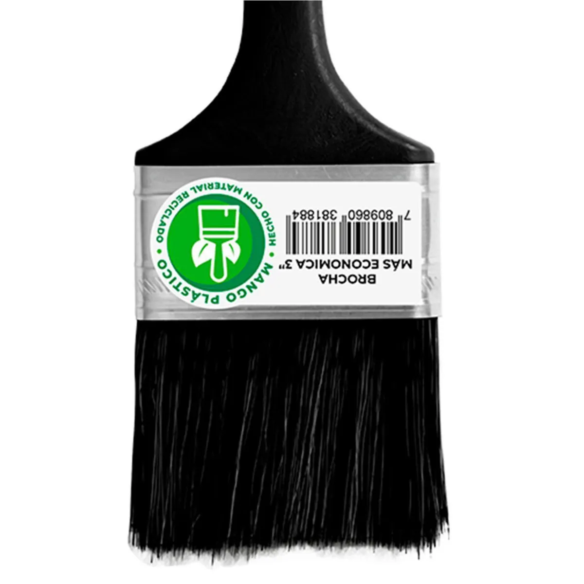 MAS ECONOMICA - Brocha Económica Mas Economica 3 Pulgadas Para Pintura General Amarillo