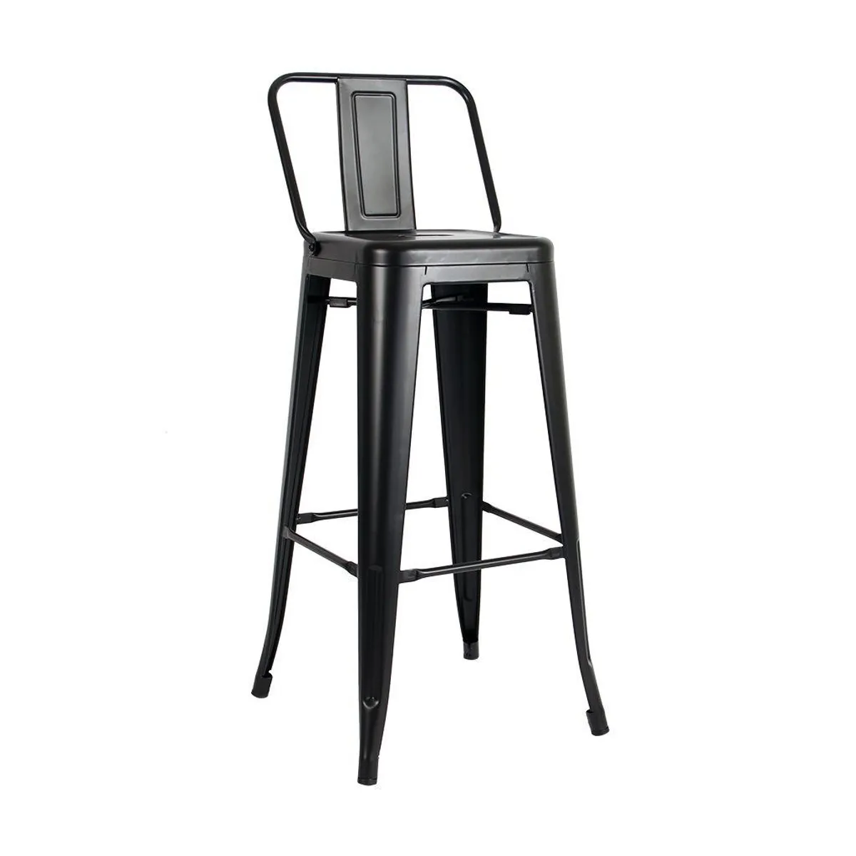 DE PIES A CABEZA - Piso Tolix Negro 94x43x30 cm