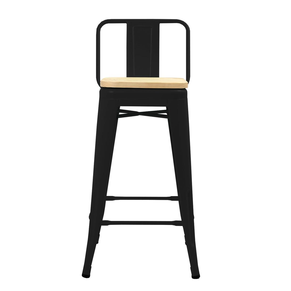 DE PIES A CABEZA - Piso Madera Negro 94x43x30 cm