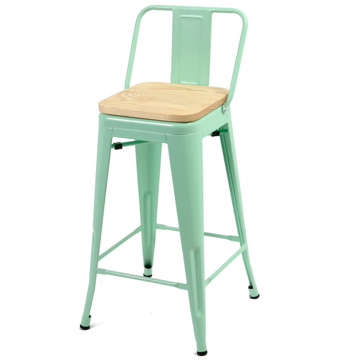 DE PIES A CABEZA - Piso Respaldo Bajo Verde 104x43x30 cm