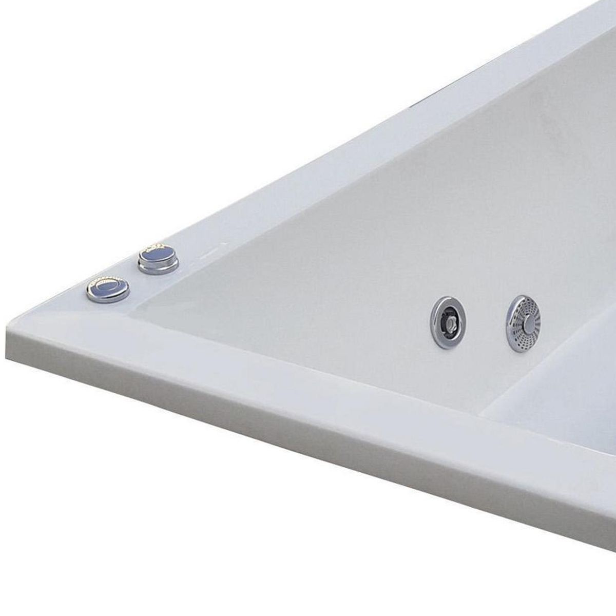 NORGLAS - Tina 170cm x 80cm  hidromasaje Cube 7 jets izquierda norglas