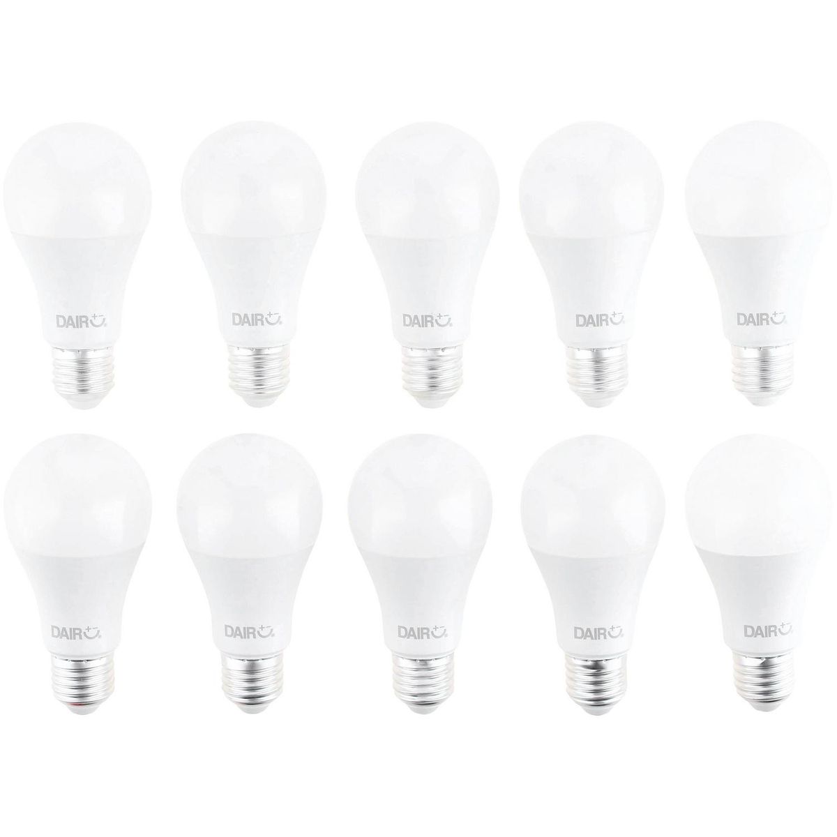 DAIRU - Pack 10 Ampolletas Led 10.5 W E27 950 lm Luz Fría