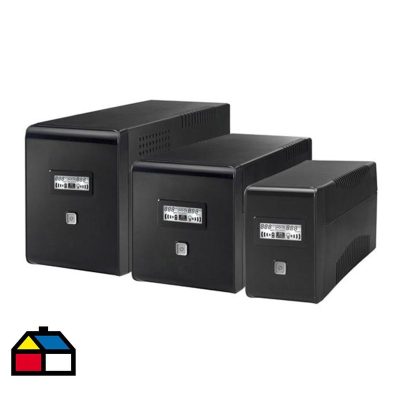 GRUNTEK - Ups 1000va/600w, 220v, linea interactiva