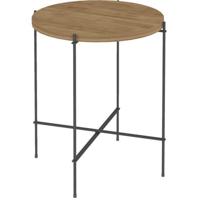 Mesa lateral 48x48x53,3 cm natural.