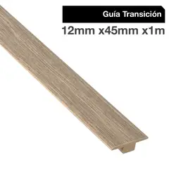 MAFORSA - Pack 2 unidades Guía de Transición MDF Roble Crudo 45 mm 1.2x100 cm
