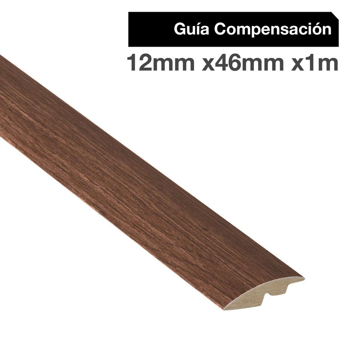 MAFORSA - Pack 2 unidades Guía de Compensación MDF Merbau 46 mm 1.2x100 cm
