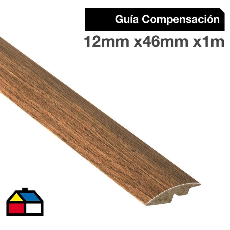 MAFORSA - Pack 2 unidades Guía de Compensación MDF Cerezo 46 mm 1.2x100 cm
