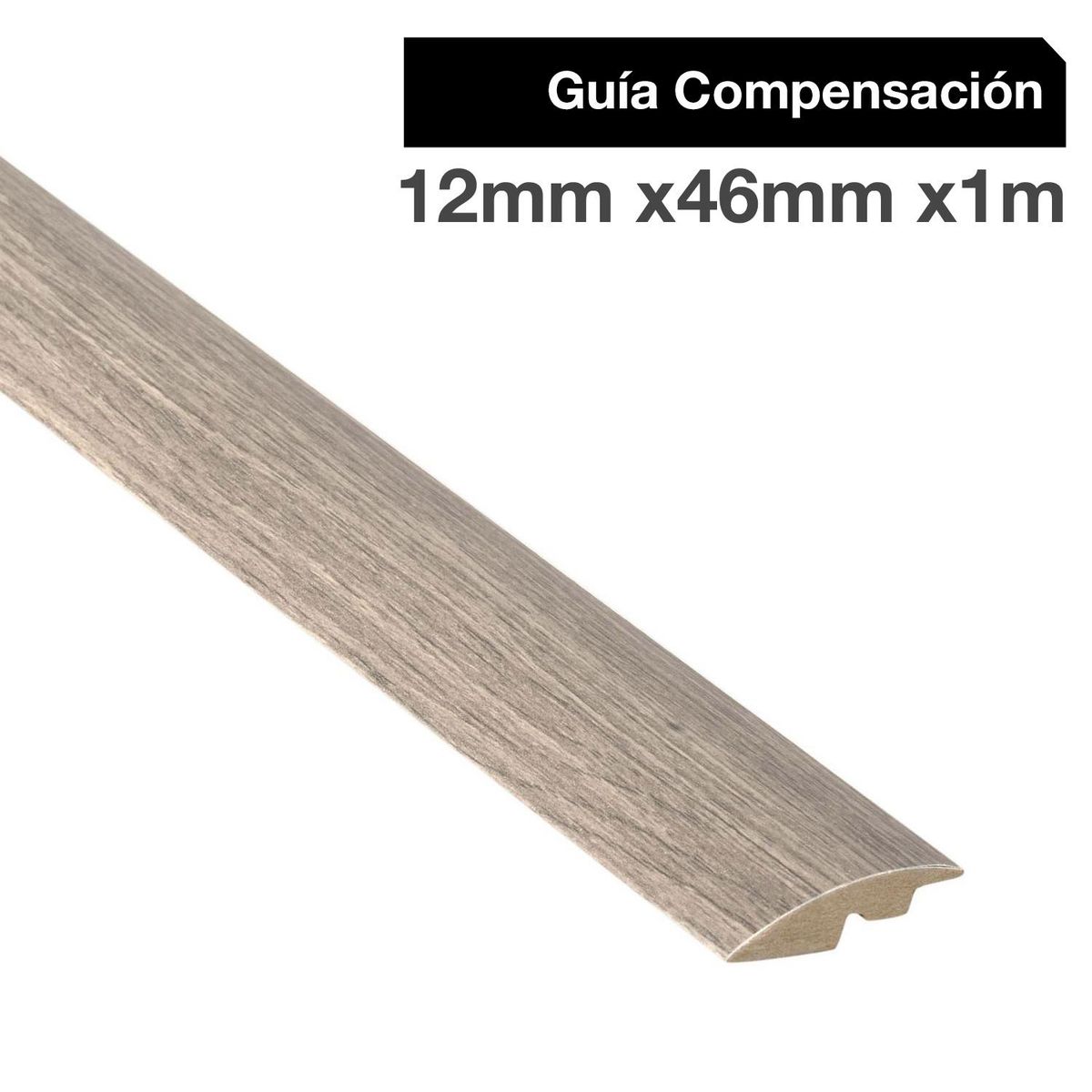MAFORSA - Pack 2 unidades Guía de Compensación MDF Kobe Latte 46 mm 1.2x100 cm