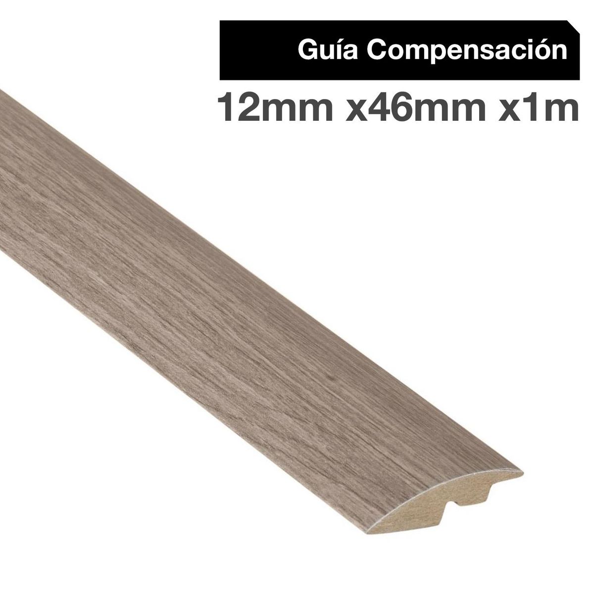 MAFORSA - Pack 2 unidades Guía de Compensación MDF Ligth Langley 46 mm 1.2x100 cm