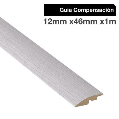 Pack 2 unidades Gua de Compensacin MDF Nature White 46 mm 12x1.0 m