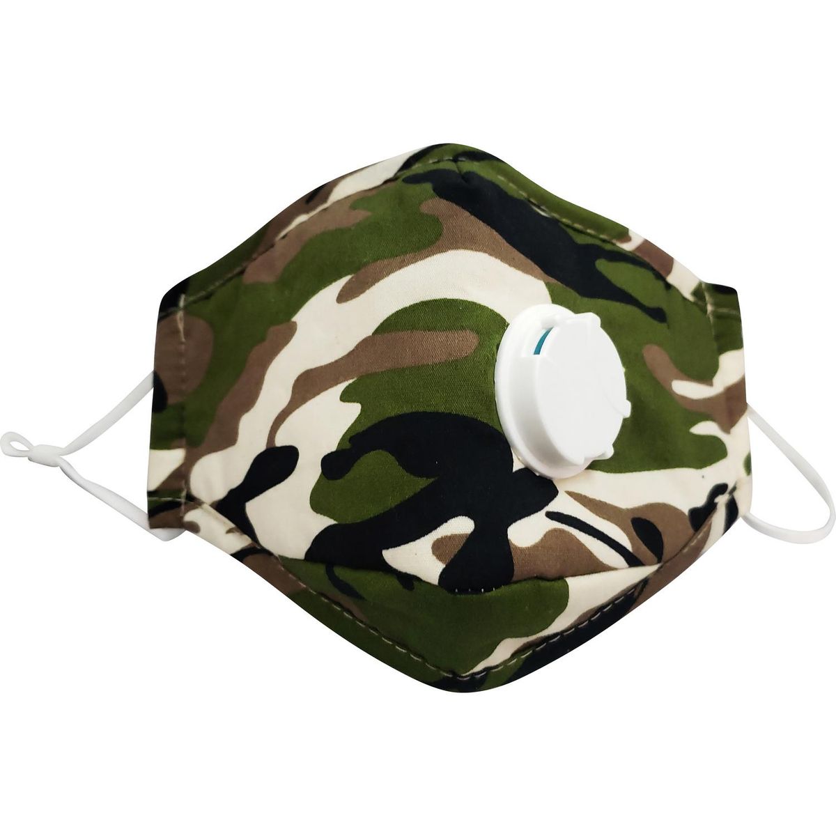 STEELPRO - Pack 2 mascarillas camuflada con válvula de exhalación reutilizable