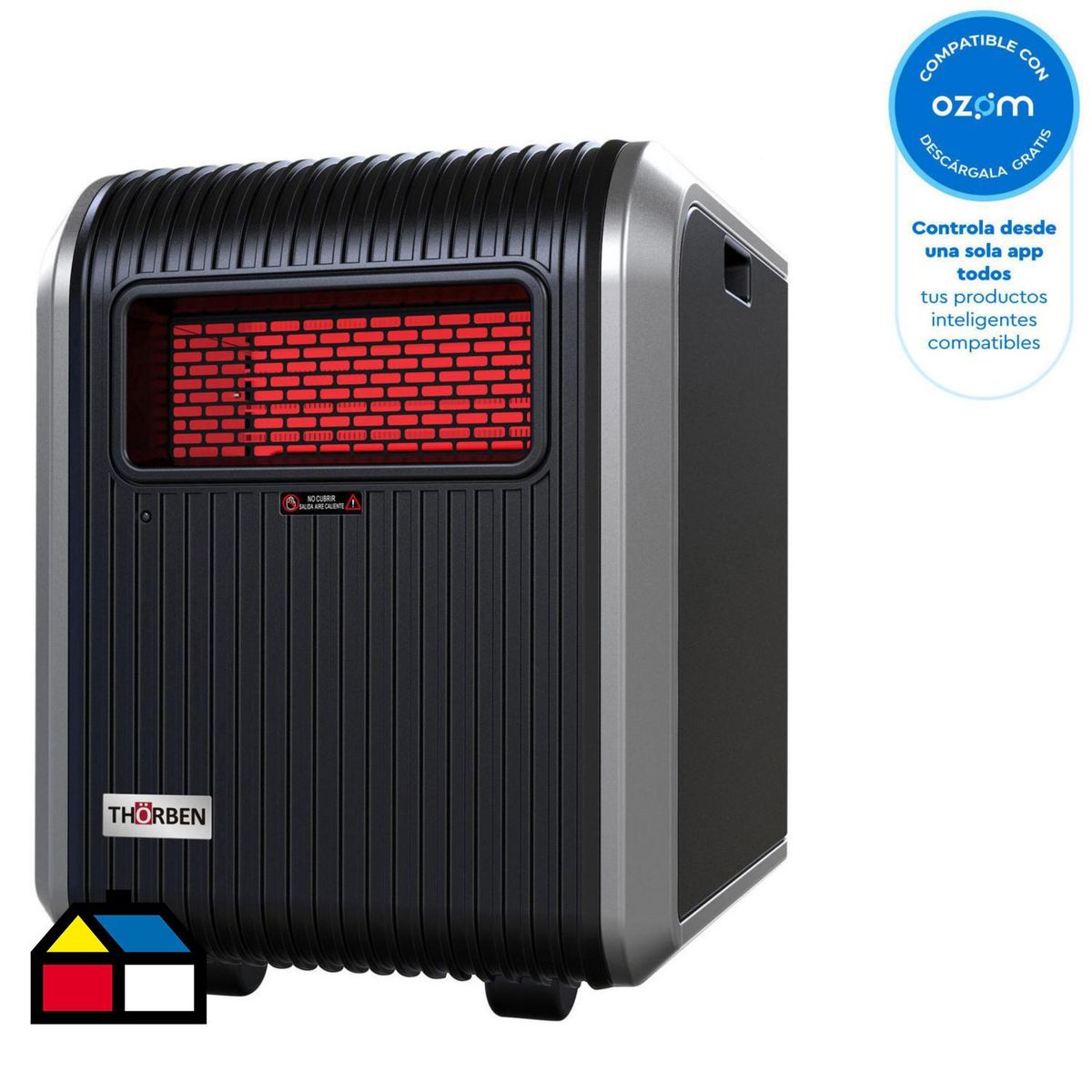 THORBEN - Estufa Infrarrojo THOR 1500H Negro