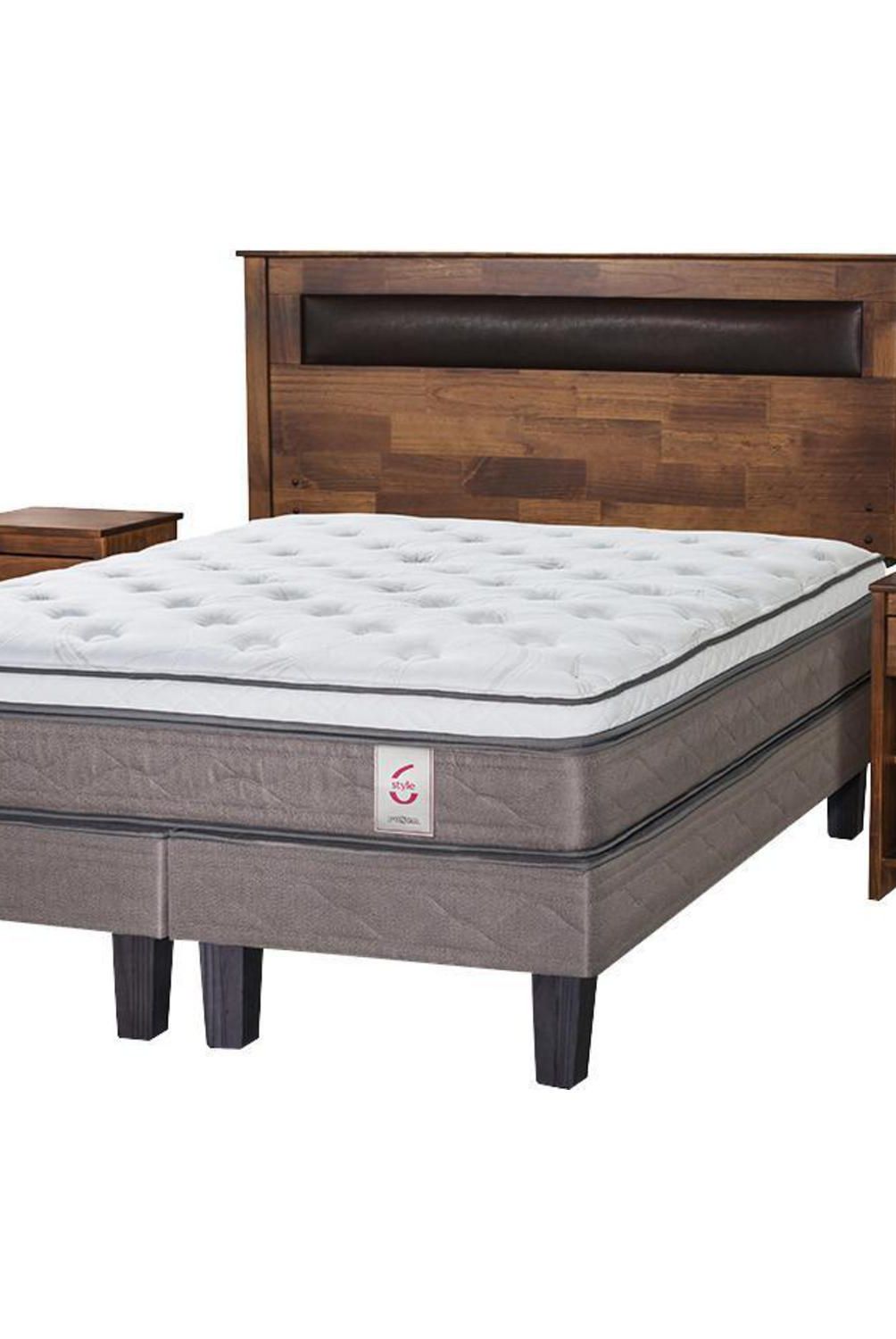 ROSEN - Cama King Europea New Style 6 Nogal