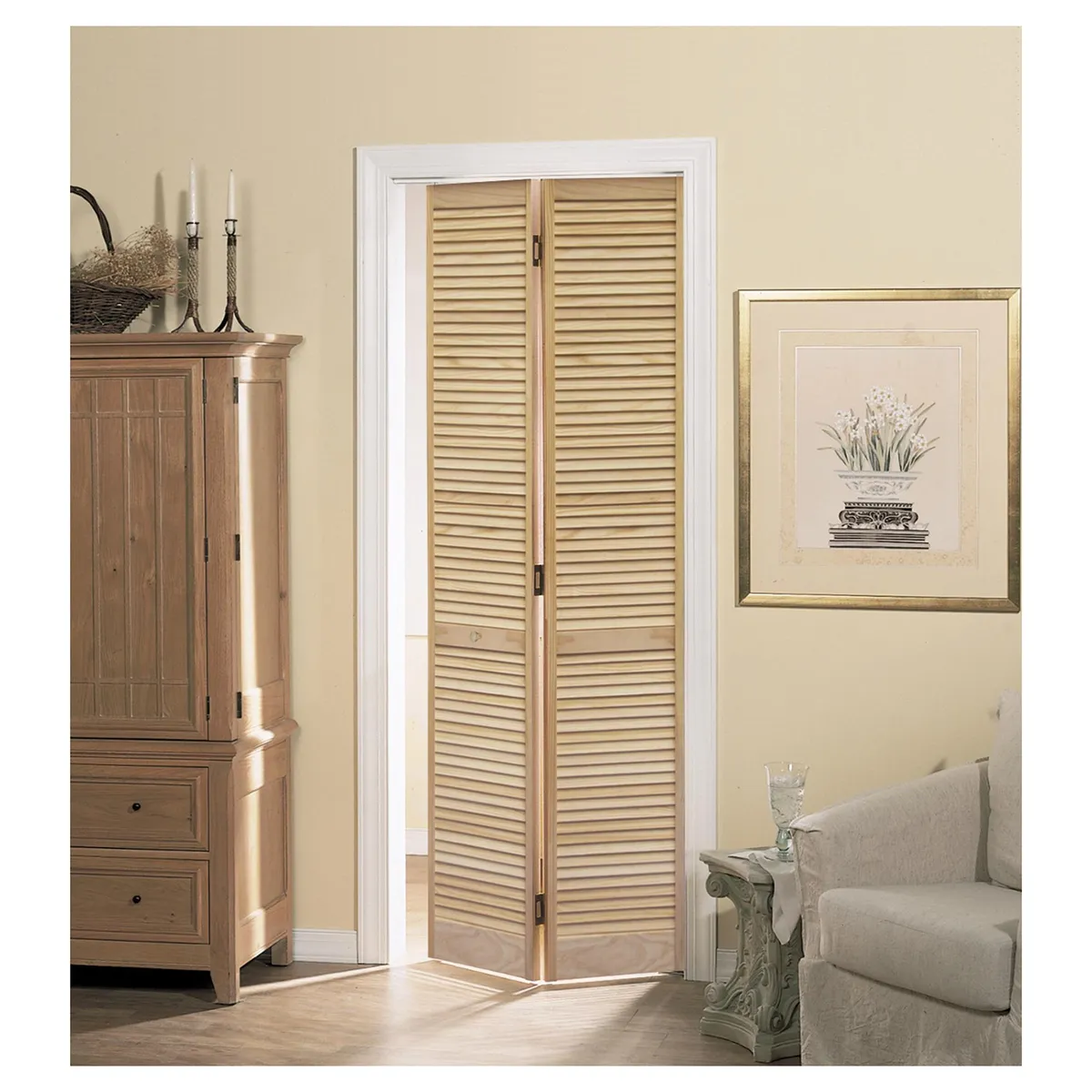 PROMASA - Puerta Closet Pino Celosías