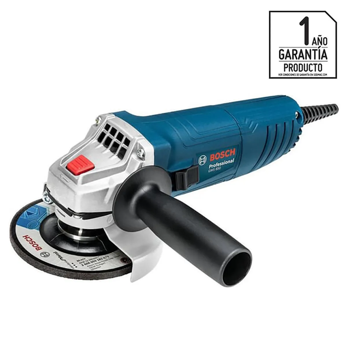 BOSCH - Esmeril angular eléctrico 4,5" 850W