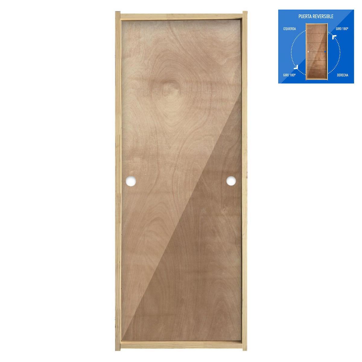 MULTIMARCA - Puerta Terciado precolgada Dual