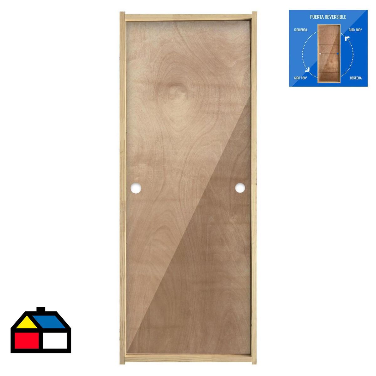 MULTIMARCA - Puerta Terciado precolgada Dual