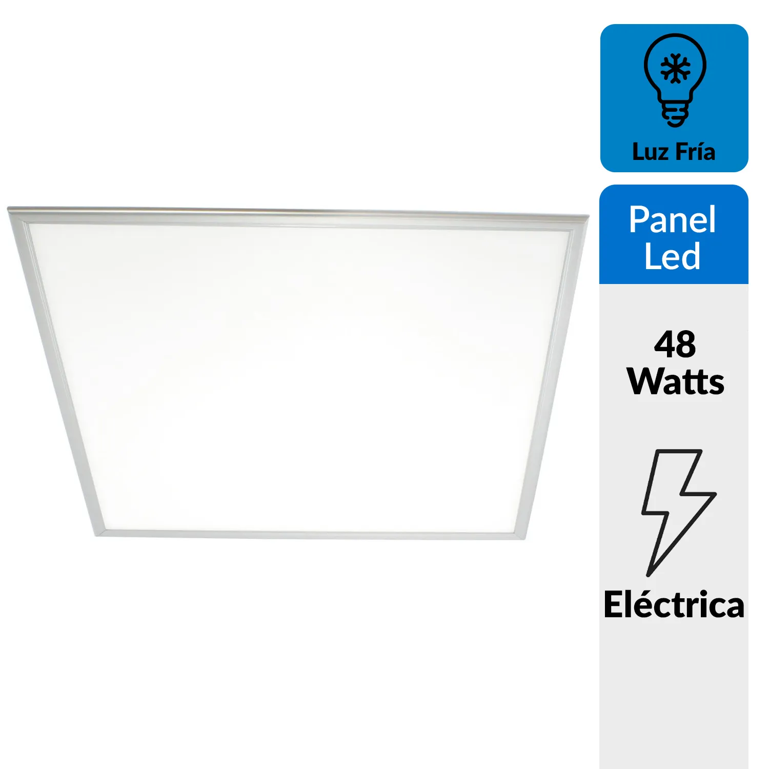 Panel LED encajado 59,5x59,5 cm 48W frío | Sodimac Chile