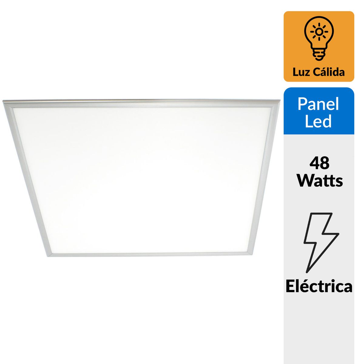 HB LEDS - Panel LED encajado 60,3x60,3 cm 48W cálido