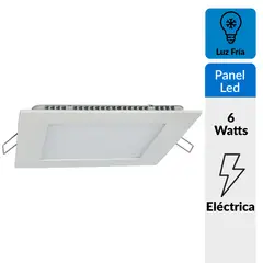 HB LEDS - Panel LED embutido cuadrado 6W frío