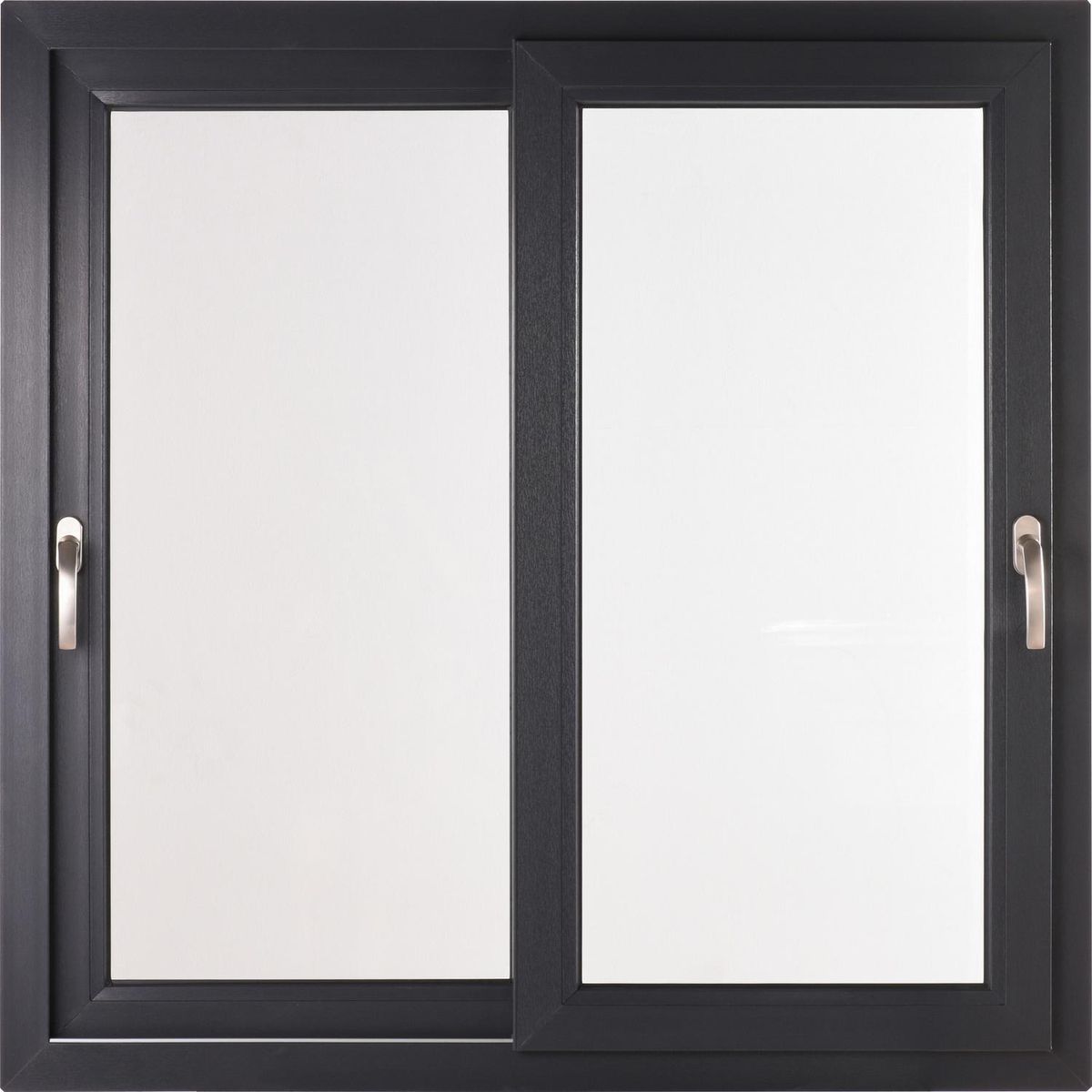 TERMOHOME - Ventana corredera 140x120 cm termopanel PVC grafito