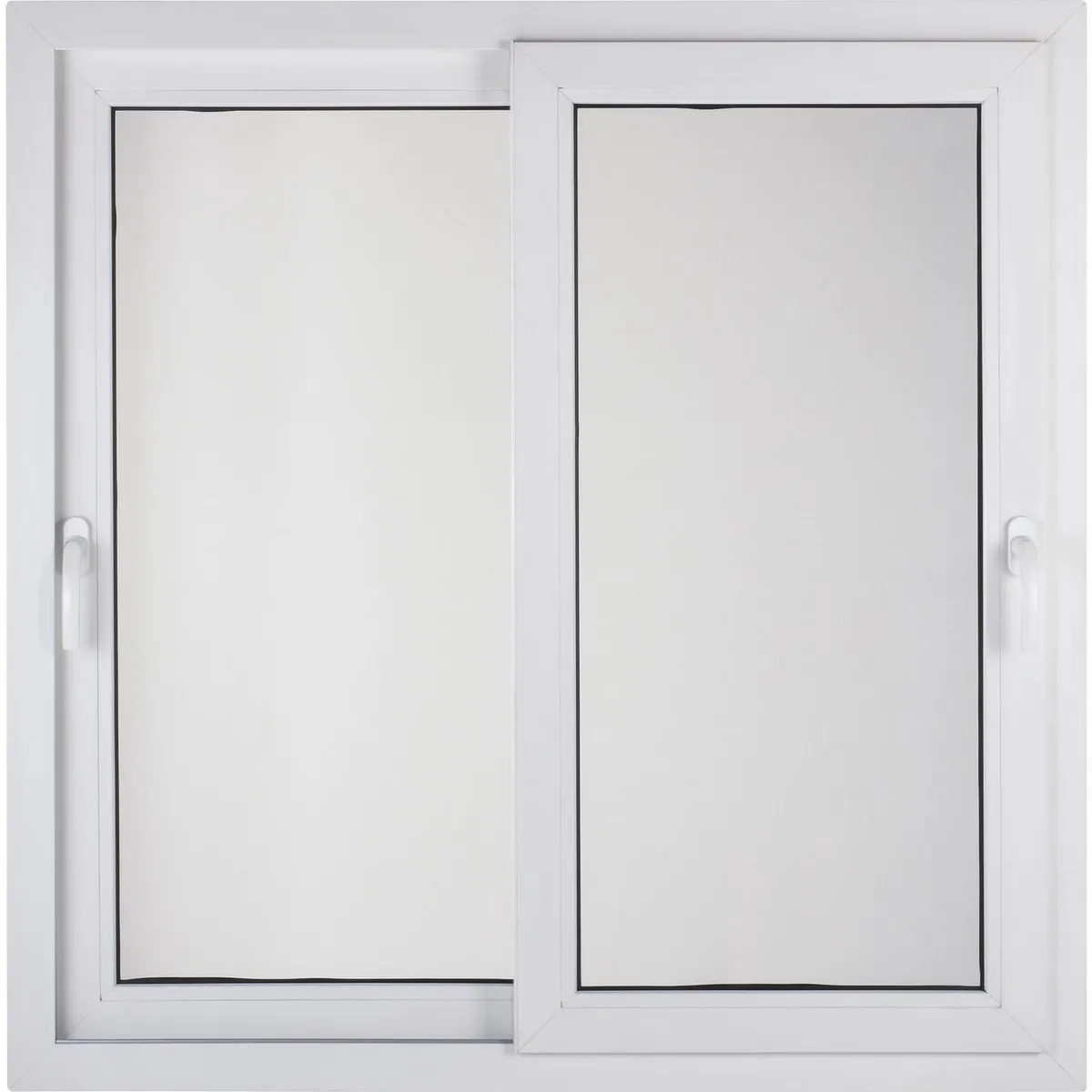 Ventana corredera 150x100 cm termopanel PVC blanco, marca TERMOHOME - Foto 2