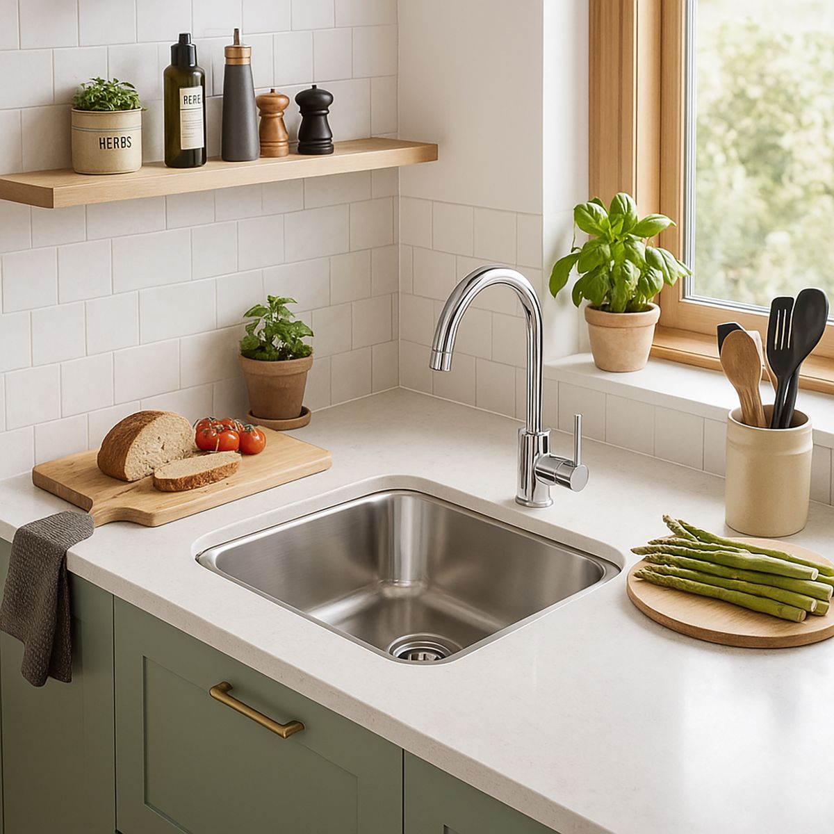 TEKA - Lavaplatos Bajo Cubierta 1 Cubeta(s) 43.3x25x43.3 cm Acero inoxidable