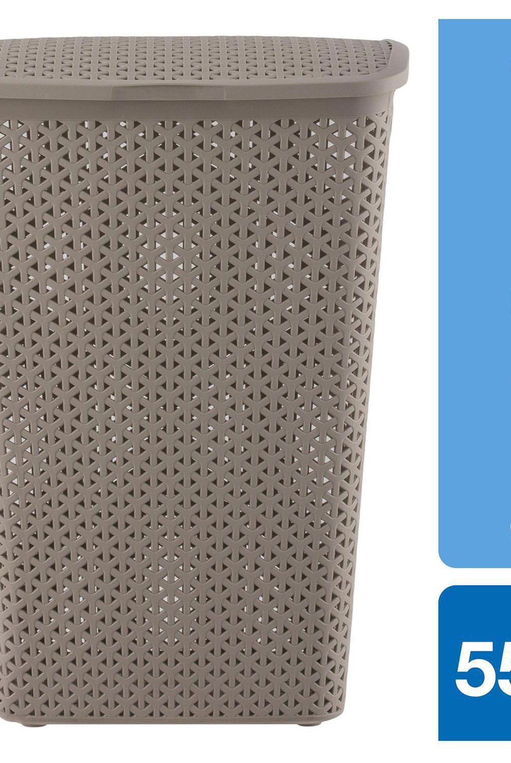 REYPLAST - Canasto para Ropa 44x58x34 cm 55 l Taupe
