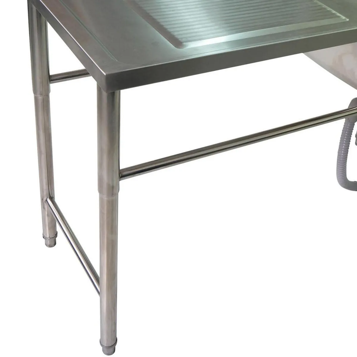 MAIGAS - Lavafondo con Secador Izquierdo 1 Cubeta(s) 140x85x66 cm Acero inoxidable