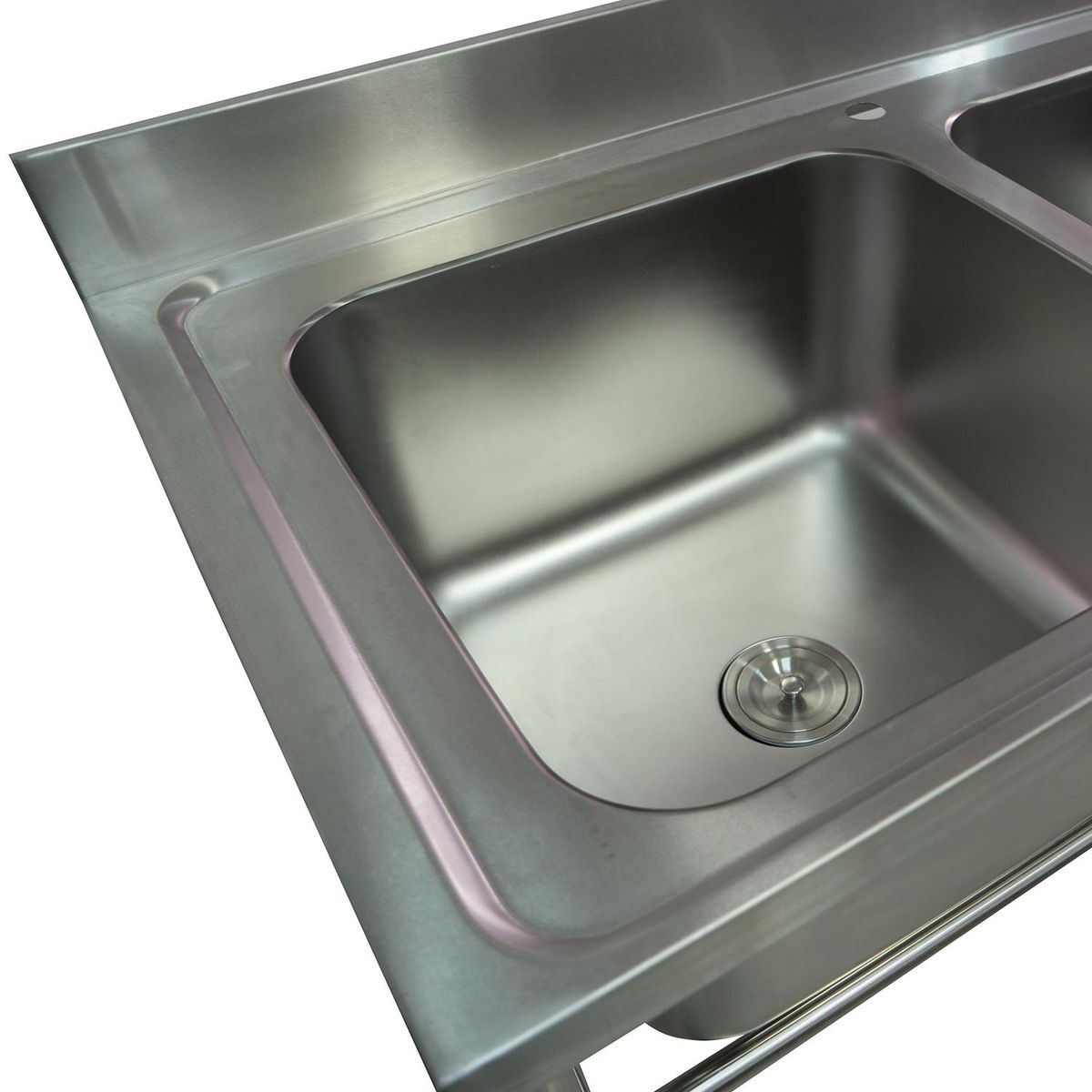 MAIGAS - Lavafondo 2 Cubeta(s) 140x85x66 cm Acero inoxidable