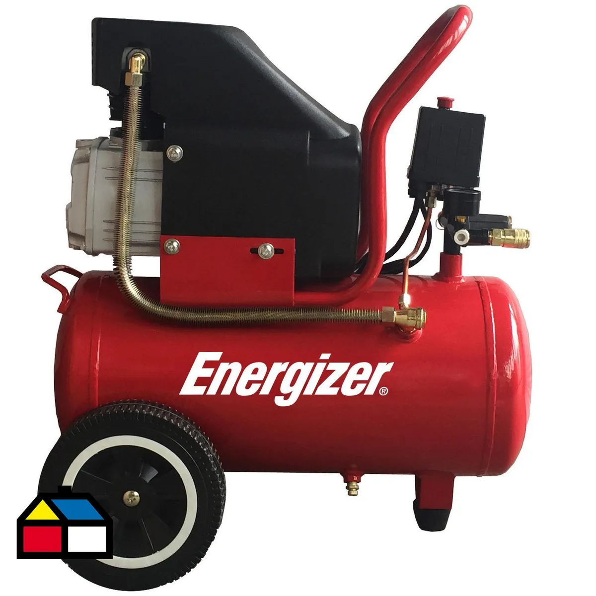 ENERGIZER - Compresor de Aire 2 HP 24 Litros EZC24D