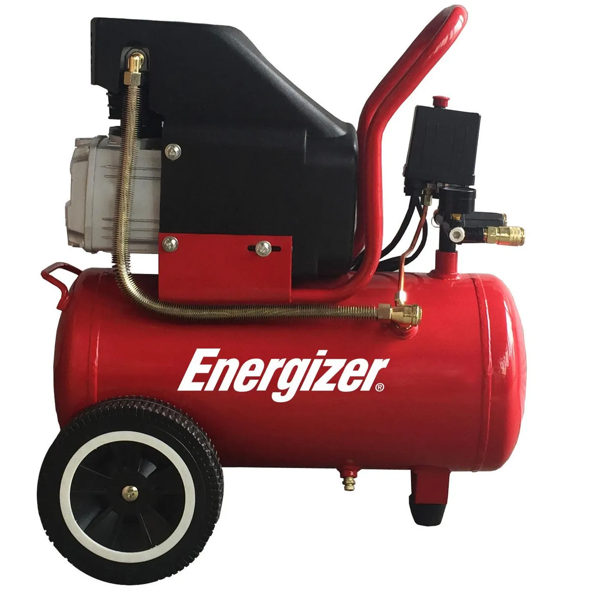 ENERGIZER - Compresor de Aire 2 HP 24 Litros EZC24D