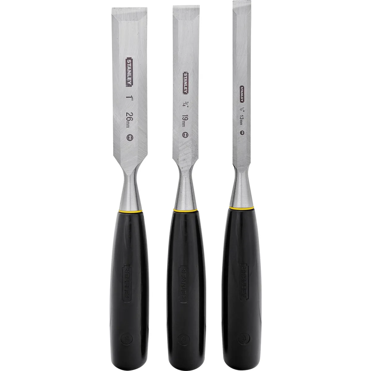 STANLEY - Set de formones acero 3 unidades