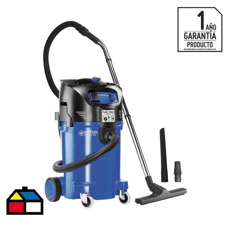 NILFISK - Aspiradora de Arrastre Seco Húmedo 1200 W 50 Litros 107407545