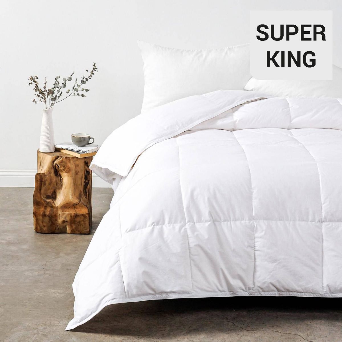 CANNON - Plumón Super king Goose Blanco 