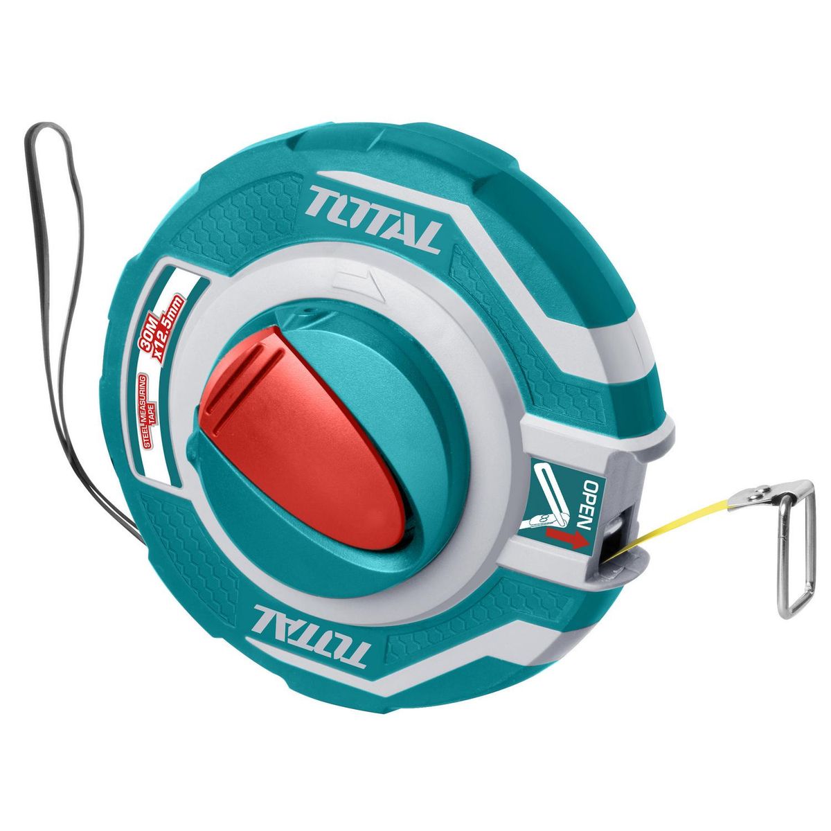 TOTAL - Huincha de medir 30 metros con mango