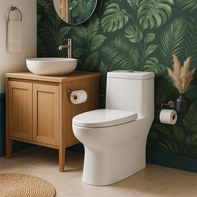 Imagen 2 del producto Sanitario One piece a Piso 30,5 cm 6 Litros SD8005-300-B Blanco