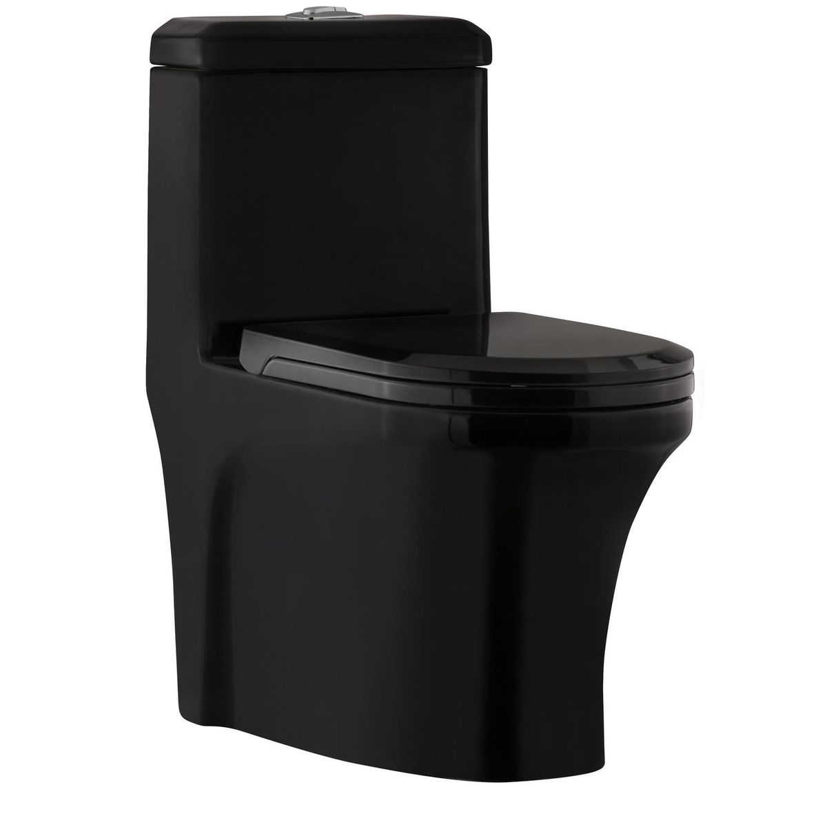 DOMSA - Sanitario One piece a Piso 30,5 cm 6 Litros SD1001-300-N Negro