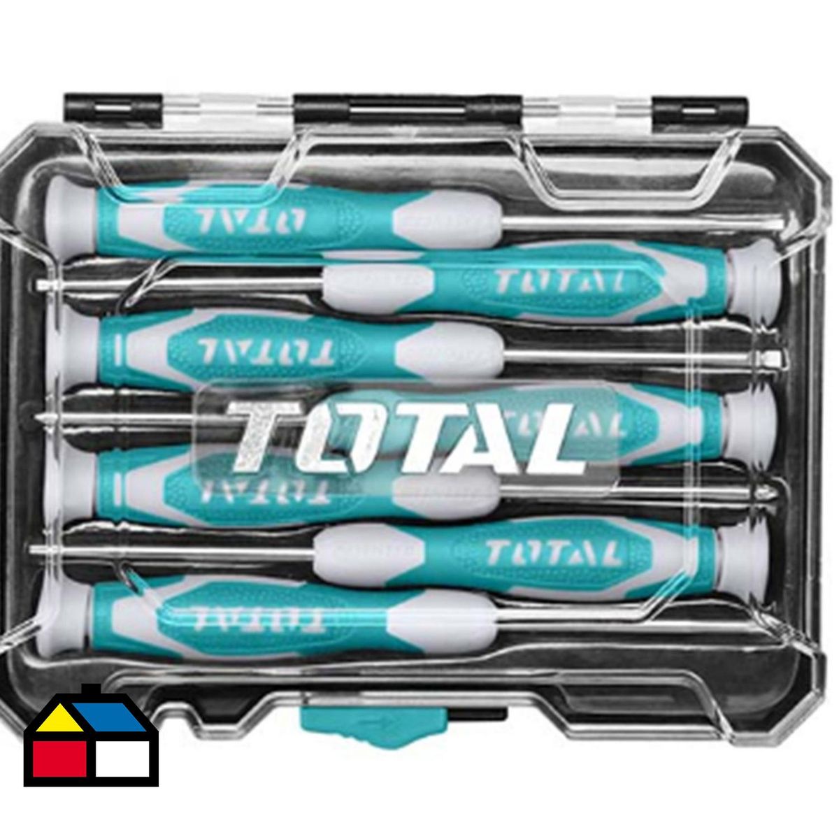 TOTAL - Juego de destornillador 7 piezas industrial