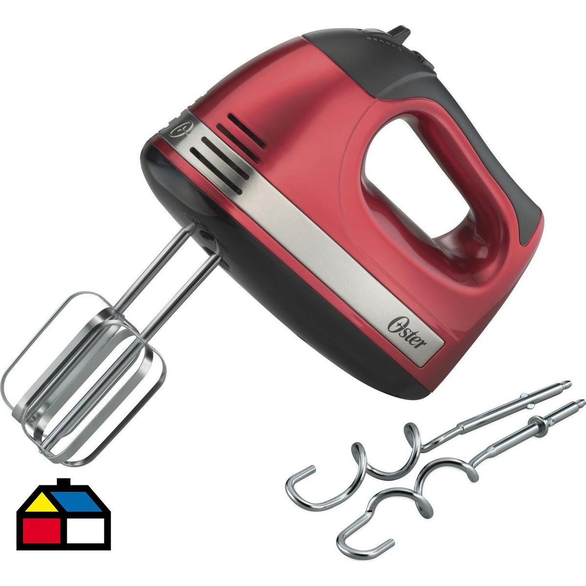 OSTER - Batidora De mano  300 W Candy Apple Rojo FPSTHM260R051