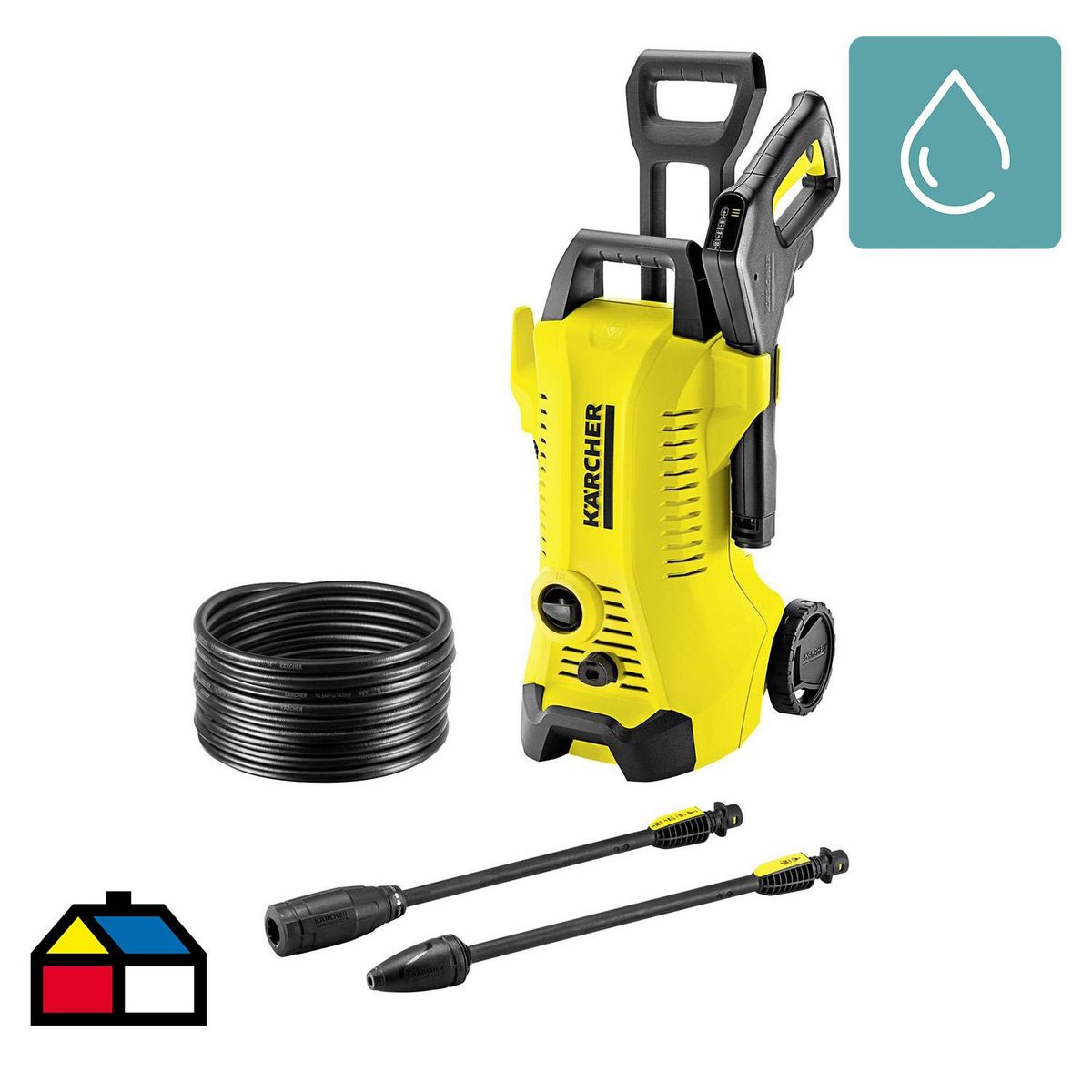 KARCHER - Hidrolavadora Eléctrica 1600 W 120 Bar K3 Full Control