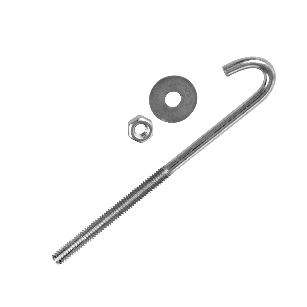 MAMUT - Gancho J 1/4"x5" 10 unidades