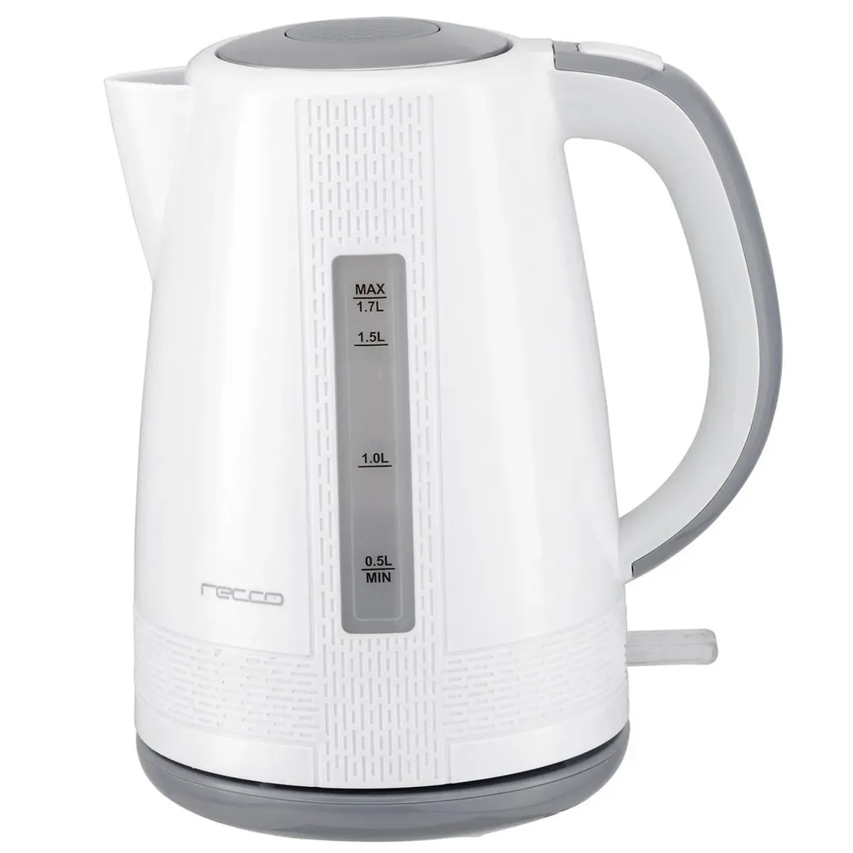 RECCO - Hervidor eléctrico 1.7 litros blanco recco
