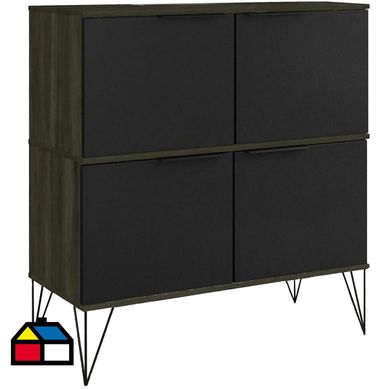 Arrimo 4 puertas 100x40x90 cm caf